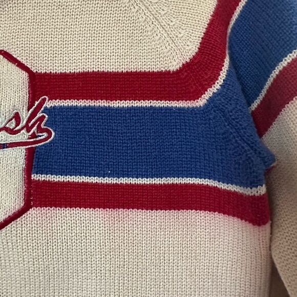 Vintage OshKosh b’ Gosh boys knit hockey crewneck sweater - Picture 6 of 8